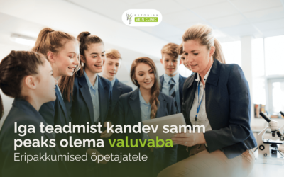 EVC toetab haridustöötajaid! Podoloogi konsultatsioon erihinnaga just Teile